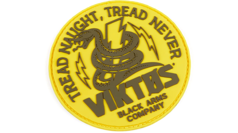 Viktos Snakebolt Moralpha Patch, Yellow, 3in x 3in, 2004302
