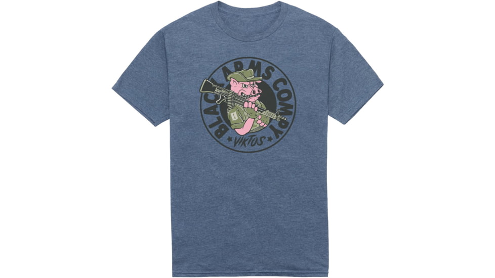 Viktos The Pig Tee T-Shirt - Mens, Navy Heather, 2XL, 1812506