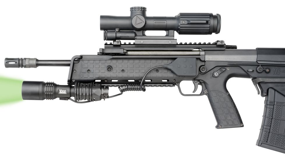 Viridian V300 Powered Zoom Green LED Flashlight,250 Yard Range w/3 Mounts and Pressure Switch 980-0001