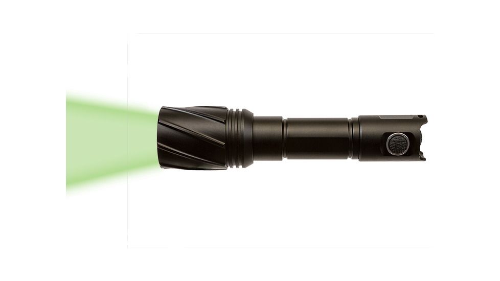 Viridian Weapon Technologies V210 Long Range LED Illuminating Flashlight w/ Manual Zoom and Universal Mount battery, Charger and Remote Switch, Green Beam, 980-0017