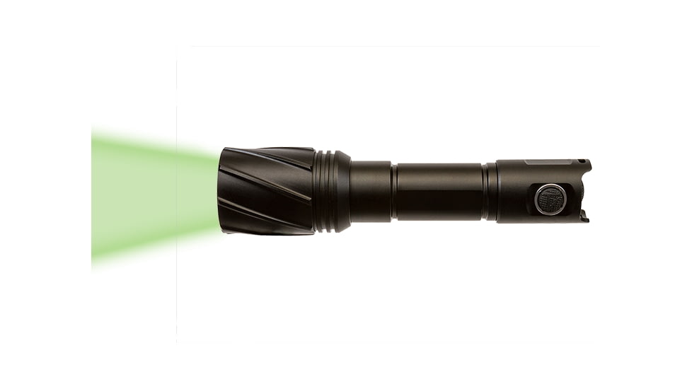 Viridian Weapon Technologies V210 Long Range LED Illuminating Flashlight w/ Manual Zoom and Universal Mount battery, Charger and Remote Switch, Green Beam, 980-0017