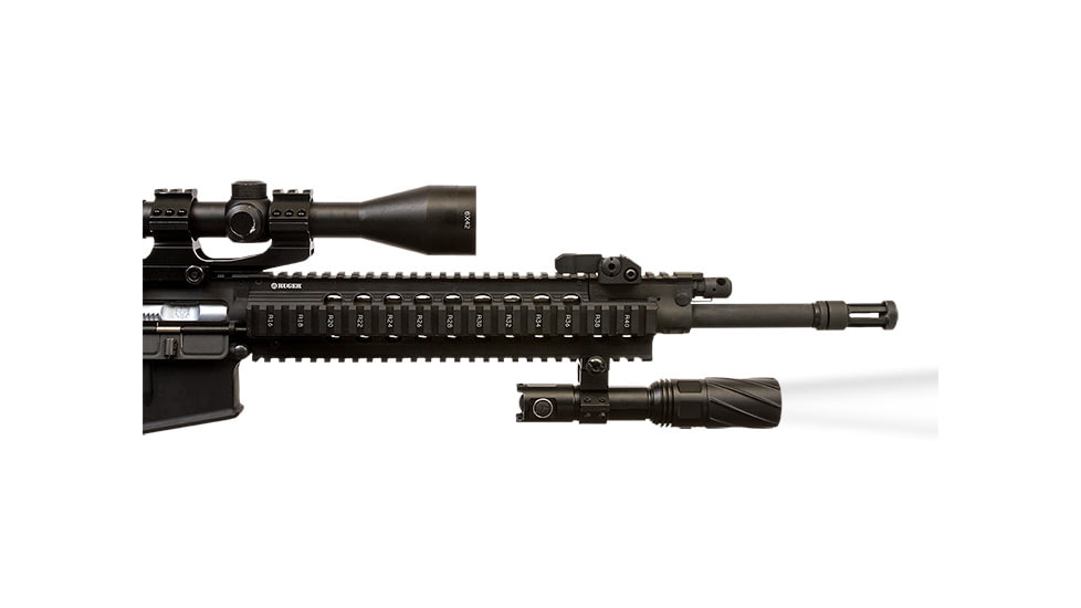 Viridian Weapon Technologies V310 Long Range LED Illuminating Flashlight w/ Motorized Zoom and Universal Mount, Battery, Charger and Remote Switch, White Beam, 980-0016