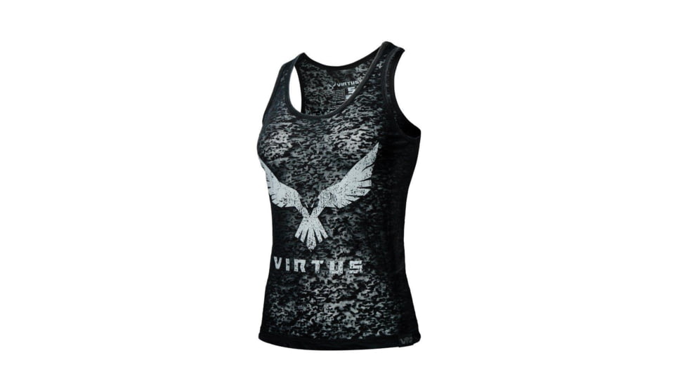 Virtus Delta Tank Grunge - Womens, Black, Small, NSN Not applicable VR.20317201.01BKGG00.S