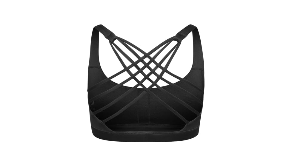 Virtus Outdoor Group Jade Sports Bra - Womens, Jet Black, Large, AA1WATF015PA0L