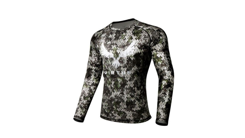 Virtus Rocky Long Sleeve Full Camo - Mens, Tariis, Extra Large, NSN Not applicable VR.10517101.03TA0000.XL