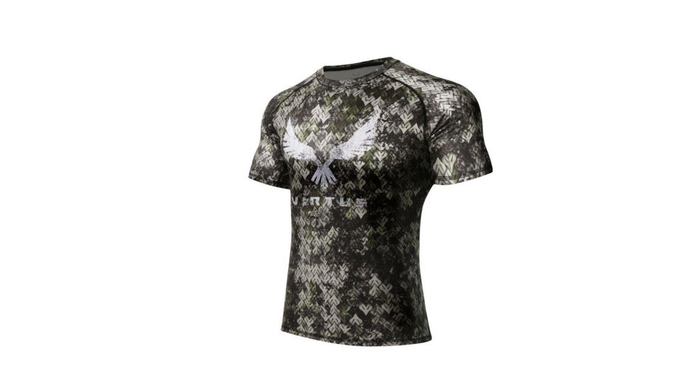 Virtus Rocky X Short Sleeve Full Camo - Mens, Tariis, Large, NSN Not applicable VR.10417101.03TA0000.L