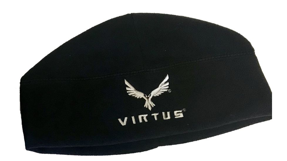 Virtus Wide Banded Fleece Beanie,Black, 001BV