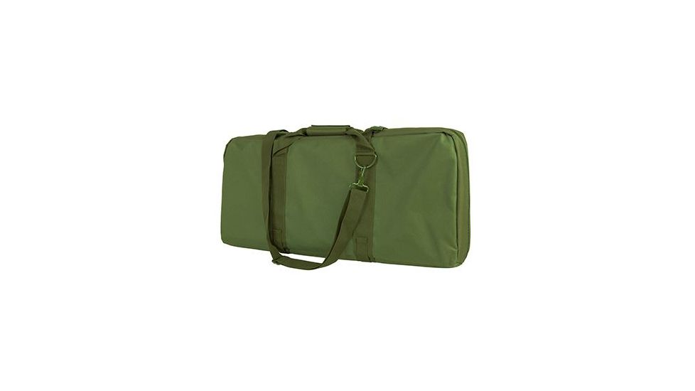 VISM 28in. Deluxe Subgun, AR &amp; AK Pistol Case, Green CVCPD2962G-28
