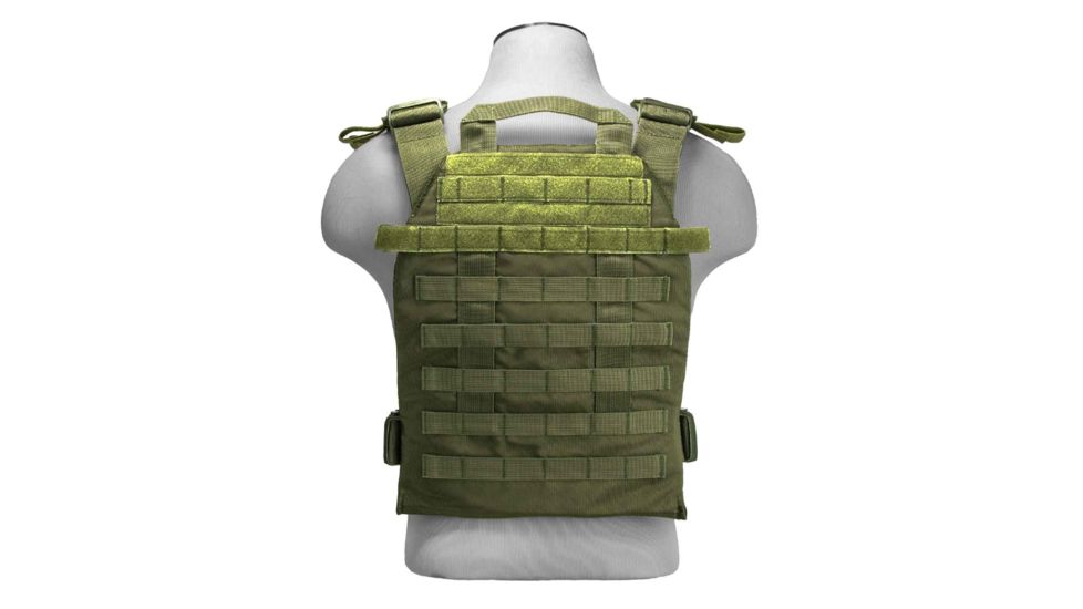 Vism By Ncstar Fast Plate Carrier for 11x14in Plates, Green, CVPCFL2995G