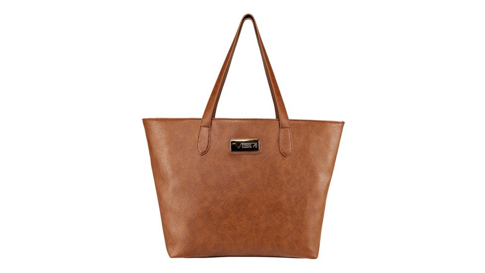 Vism Concealed Carry Tote Bag, Brown, Large, BWN002