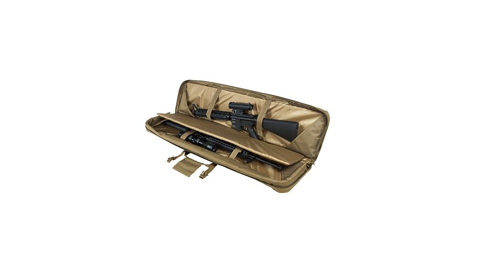 VISM Double Carbine 46in Deluxe Soft Gun Case, Tan CVDC2946T-46