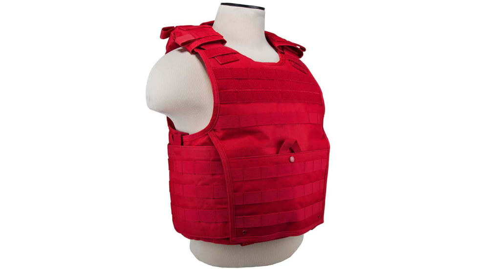 VISM Expert Plate Carrier, Medium - 2XL, Red, CVPCVX2963R