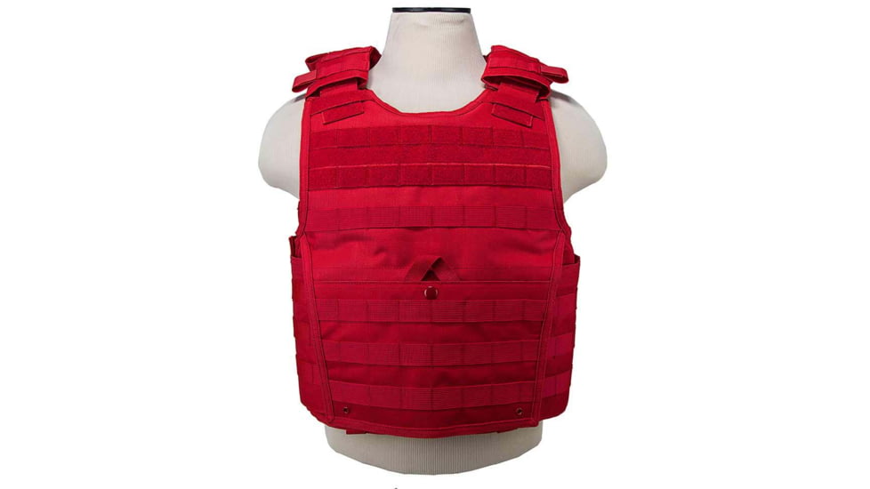 VISM Expert Plate Carrier, Medium - 2XL, Red, CVPCVX2963R