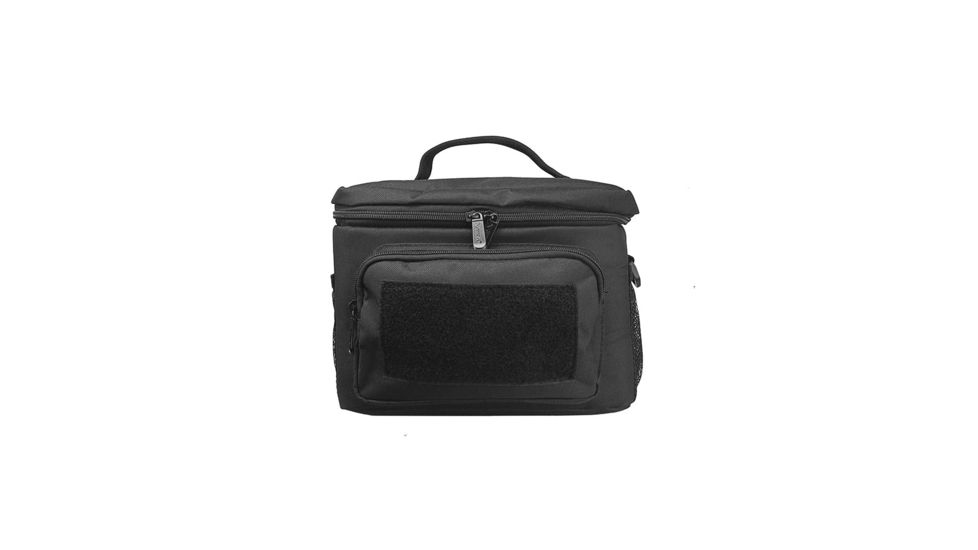 VISM Insulated Cooler Lunch Bag w/ Molle/PAL Webbing, Black, Small, CVKOLS3022B
