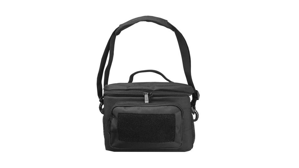 VISM Insulated Cooler Lunch Bag w/ Molle/PAL Webbing, Black, Small, CVKOLS3022B