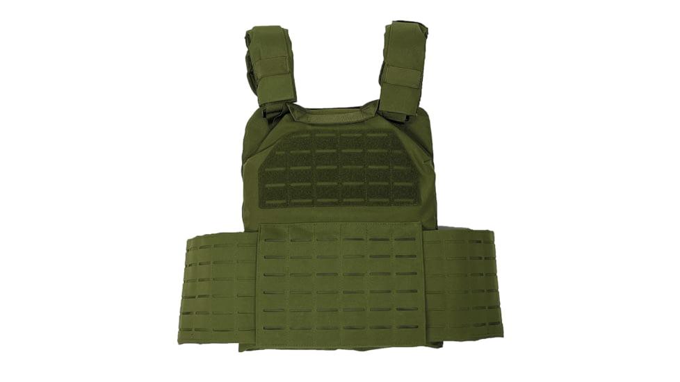 VISM Quick Release Laser Cut Plate Carrier, 11x14in, Green, CVLCQRL3055G