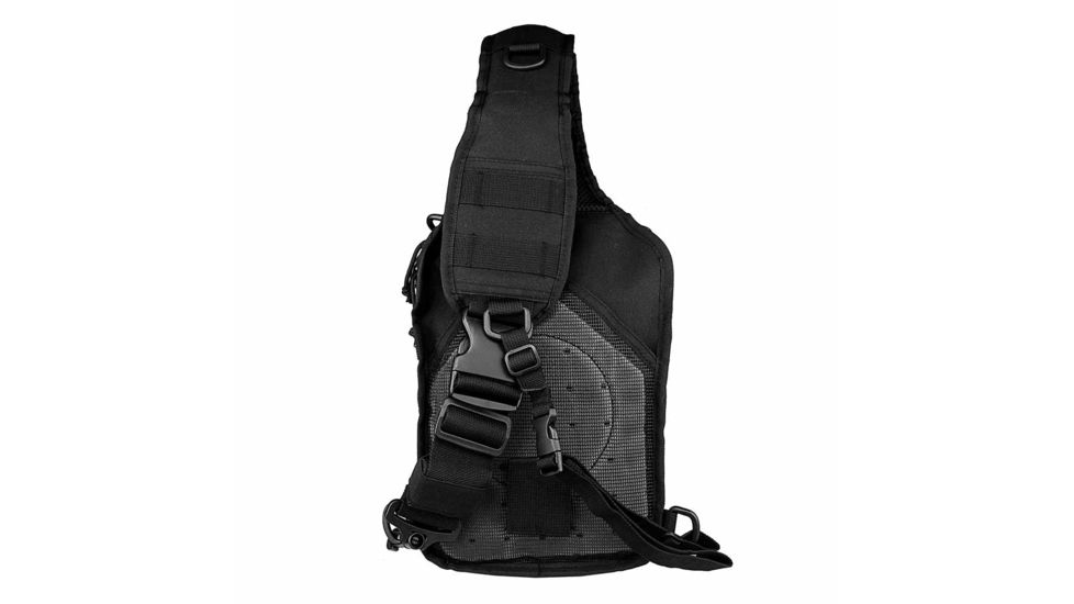 VISM Shoulder Sling Utility Bag, Black, CVSUB3025B