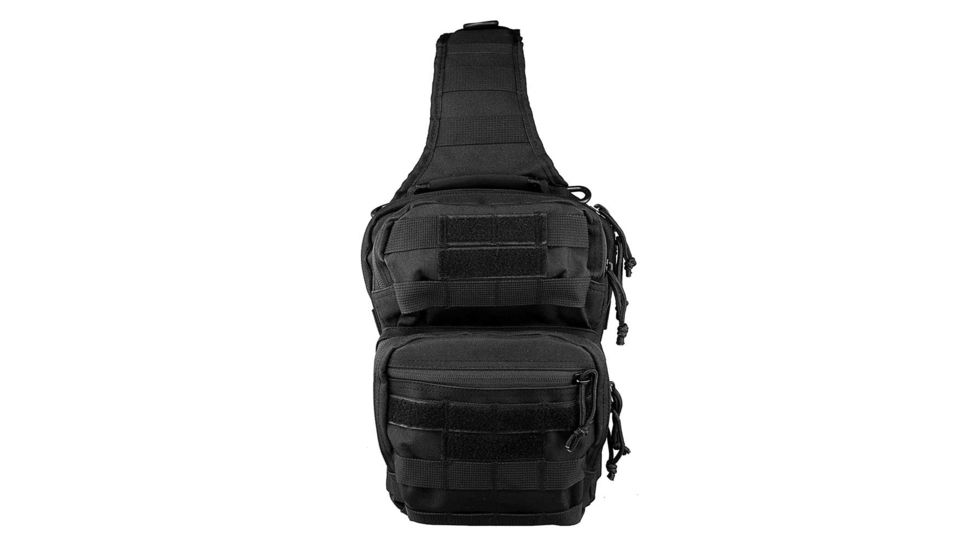 VISM Shoulder Sling Utility Bag, Black, CVSUB3025B