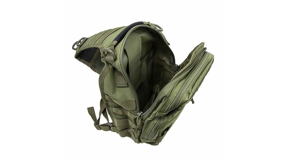 VISM Shoulder Sling Utility Bag, Green, CVSUB3025G