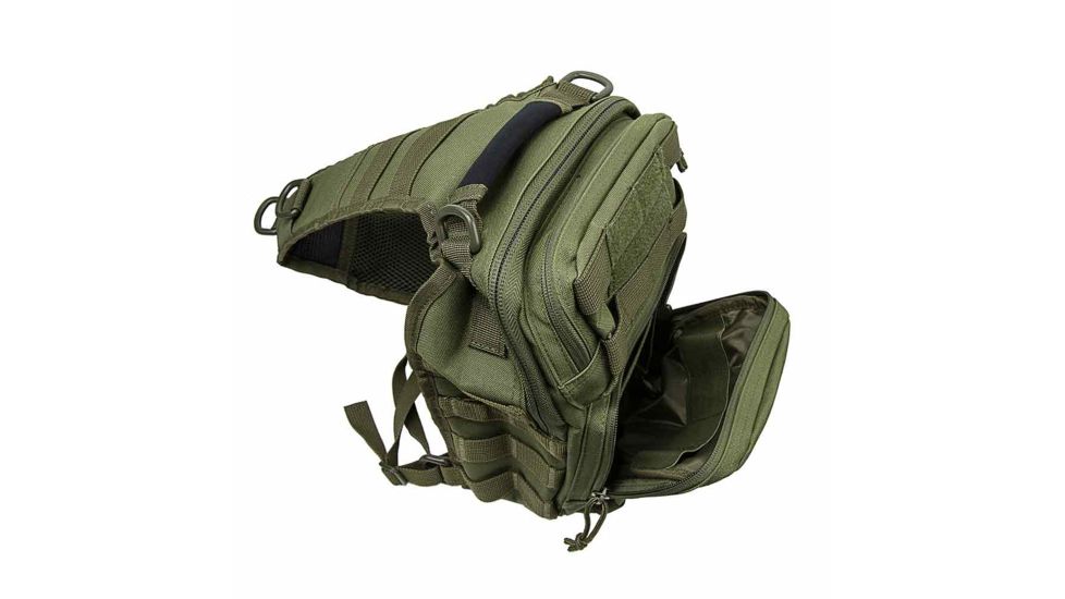 VISM Shoulder Sling Utility Bag, Green, CVSUB3025G