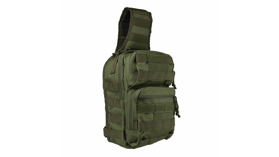 VISM Shoulder Sling Utility Bag, Green, CVSUB3025G