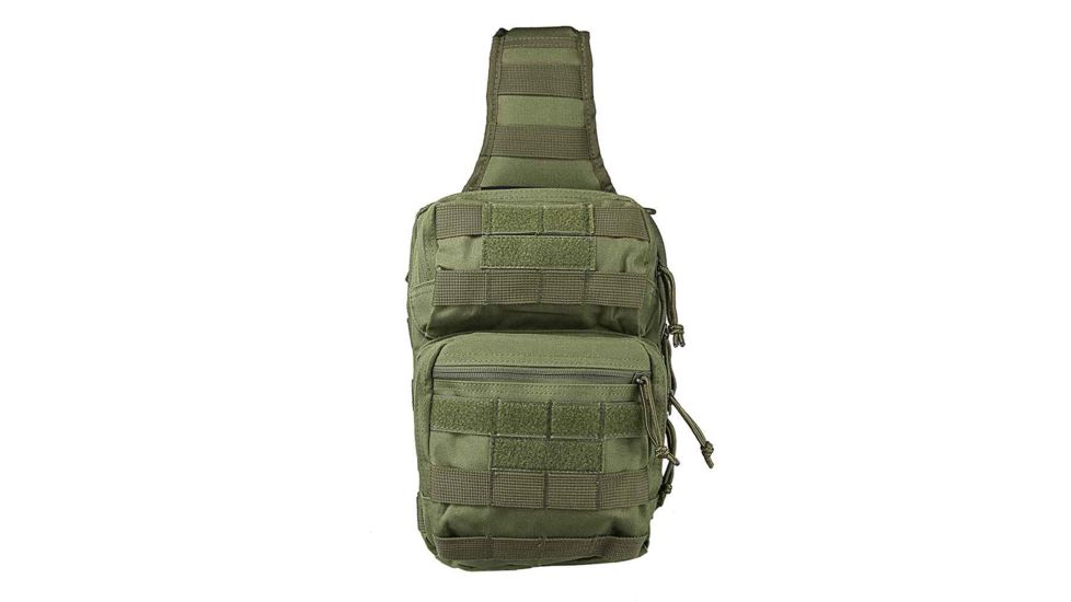 VISM Shoulder Sling Utility Bag, Green, CVSUB3025G