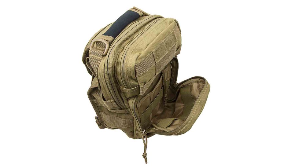 VISM Shoulder Sling Utility Bag, Tan, CVSUB3025T