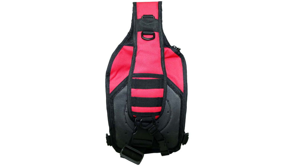 VISM Sling Utility Bag, Red/Black Trim, CVSUB3025R