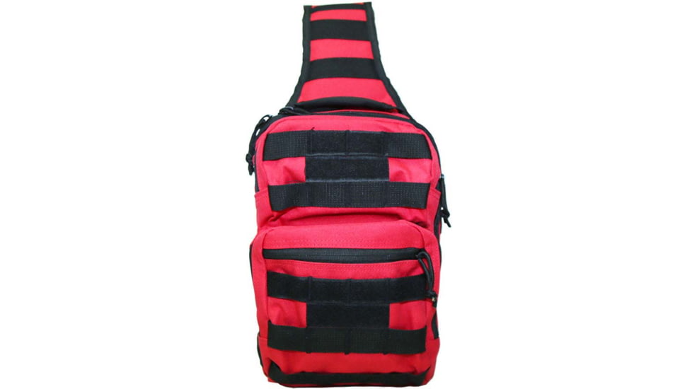 VISM Sling Utility Bag, Red/Black Trim, CVSUB3025R