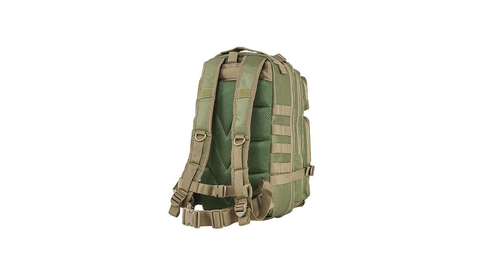 VISM Small Backpack, Green with Tan Trim CBSGT2949