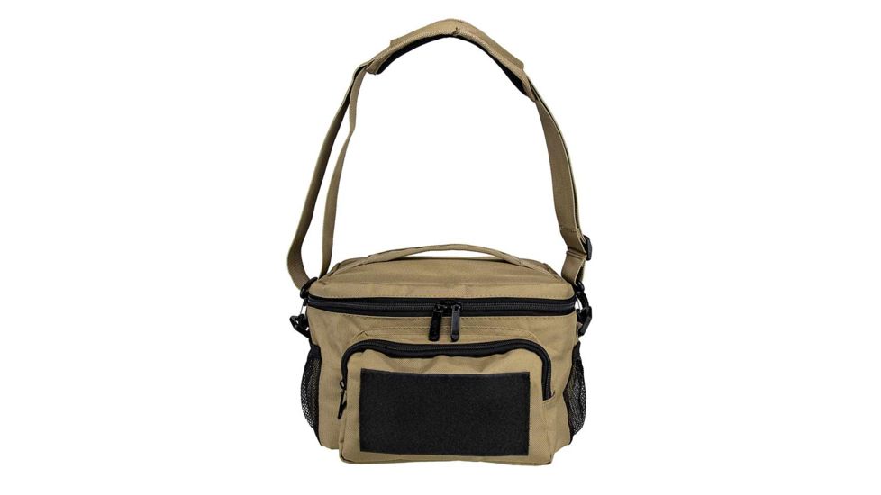 VISM Small Insulated Cooler Lunch Bag With Molle/Pal Webbing, Tan CVKOLS3022T