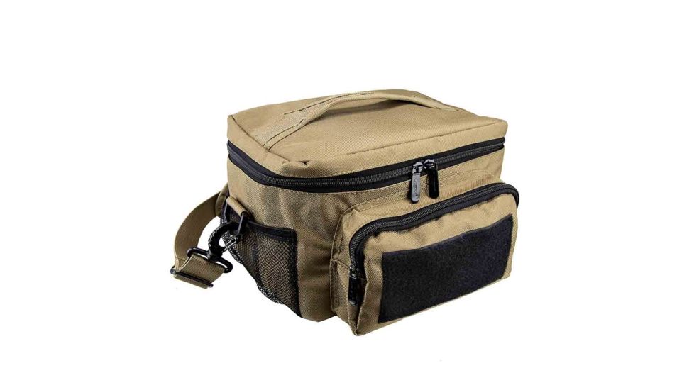 VISM Small Insulated Cooler Lunch Bag With Molle/Pal Webbing, Tan CVKOLS3022T