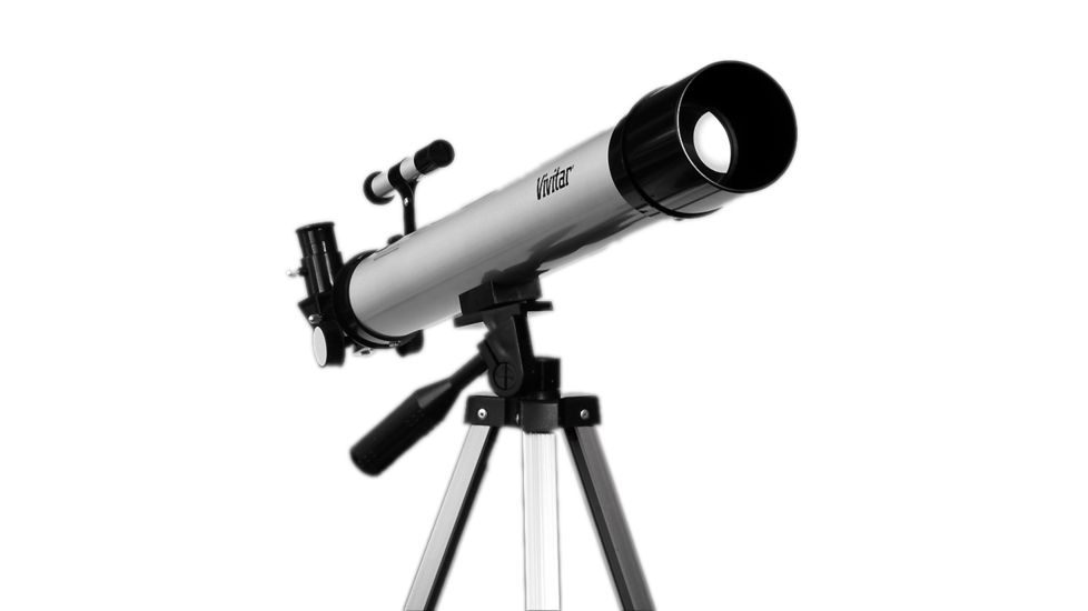 Vivitar 60/120x Refractor Telescope with Full Size Expandable Tripod