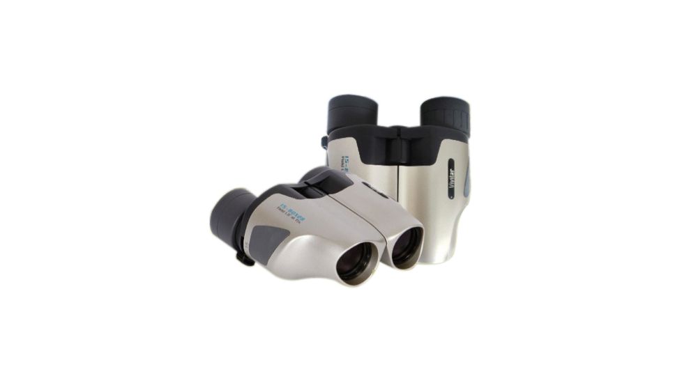 Vivitar Zoom Binocular, Silver, Small VIV-ZM-158028