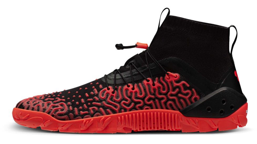 Vivobarefoot Esc Tempest Trailrunning Shoes - Mens, Black Neon Coral, 42, 300099-0242