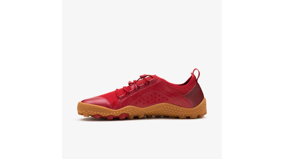 Vivobarefoot Primus Trail SG Mesh Shoes - Womens, Red/Gum, 37, 200089-03-37