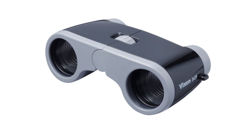 Vixen Opera Glass 3x28mm Roof Prism Binocular, Black, 12301