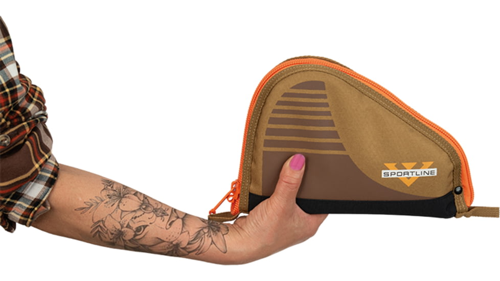 Voodoo Tactical 9inch Pistol Case, Coyote/orange - 02-7006007092