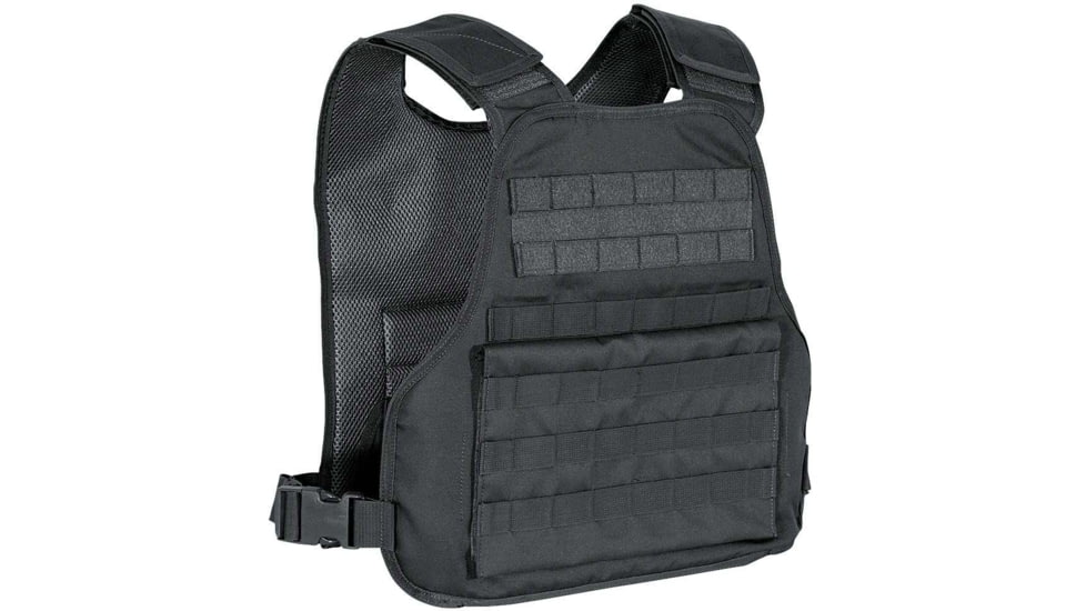 Voodoo Tactical Lightweight Tactical Plate Carrier, Black, OSFM, 20-0096001000