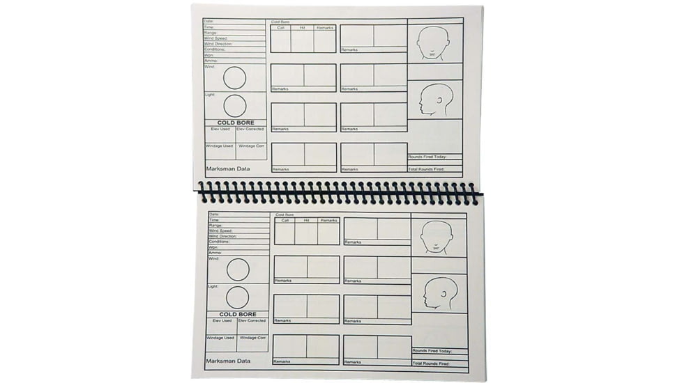 Voodoo Tactical Marksman Data Book, Black, 12-8208000000