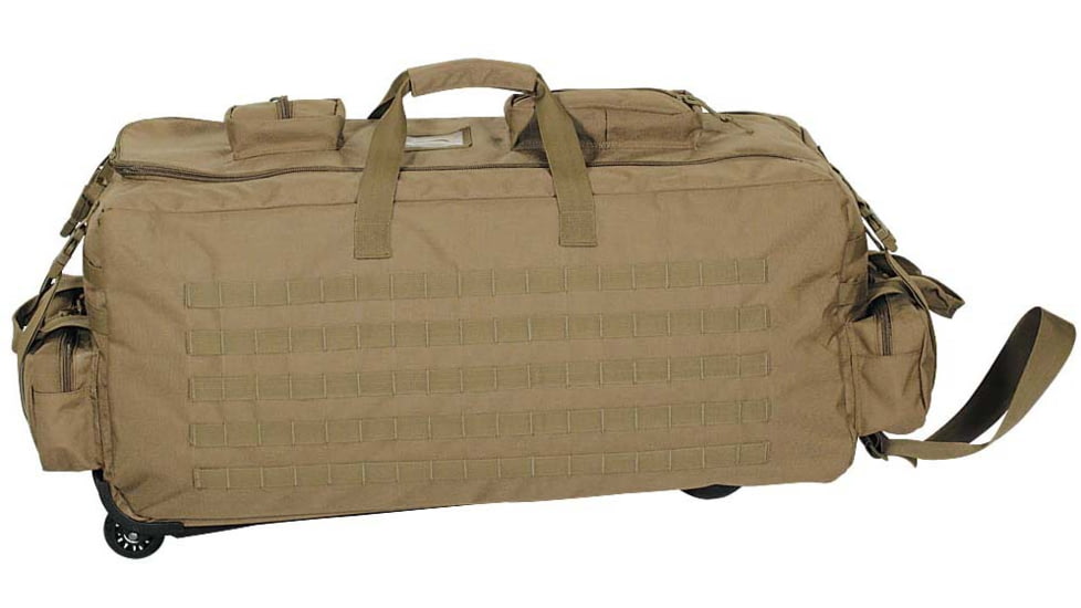 Voodoo Tactical Mojo Load-out Bag On Wheels, Coyote, 15-9686007000