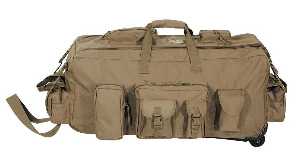 Voodoo Tactical Mojo Load-out Bag On Wheels, Coyote, 15-9686007000
