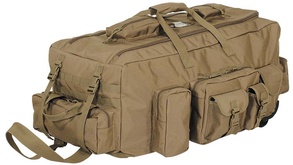 Voodoo Tactical Mojo Load-out Bag On Wheels, Coyote, 15-9686007000