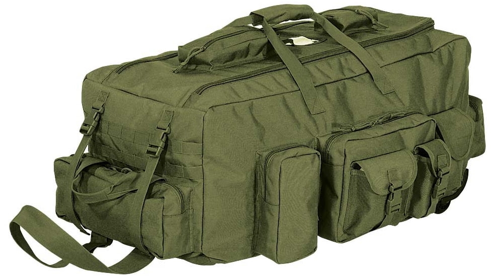 Voodoo Tactical Mojo Load-out Bag On Wheels, OD Green, 15-9686004000