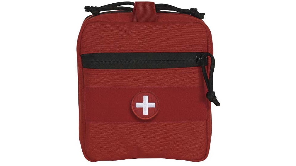 Voodoo Tactical MOLLE Rip-Away Medic Pouch, Red, 15-0022016000