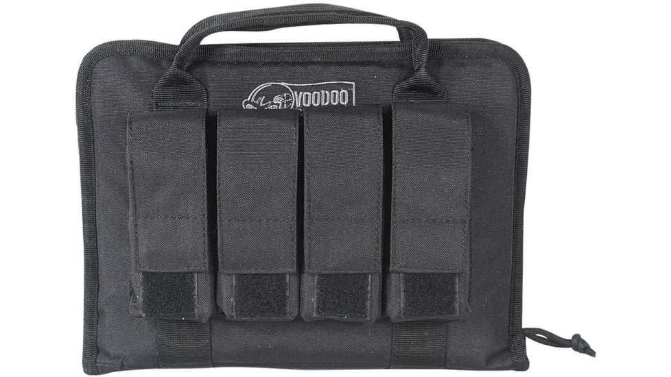 Voodoo Tactical Pistol Case w/ Mag Pouches, Black, 25-0017001000
