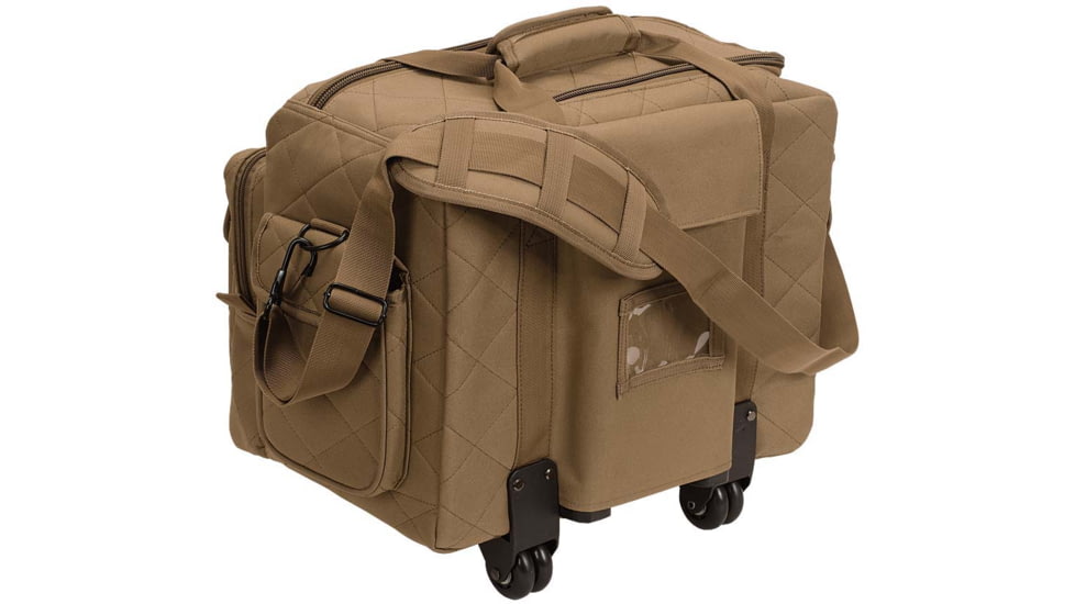 Voodoo Tactical Wheeled Scorpion Range Bag, Coyote, 20-0940007000