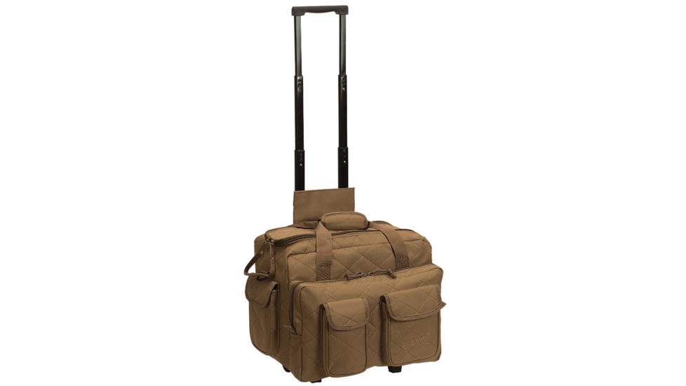 Voodoo Tactical Wheeled Scorpion Range Bag, Coyote, Coyote, 20-0940007000