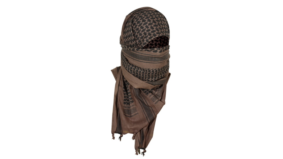 Voodoo Tactical Woven Coalition Desert Scarves, Mocha/Black, 08-3065127000