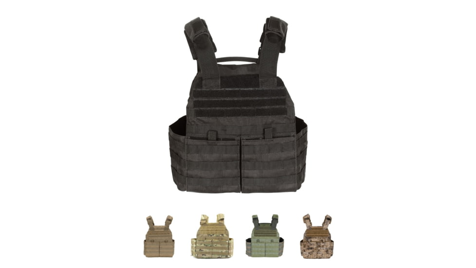 Voodoo Tactical X-light Gen Ii Plate Carrier, Black, Coyote, MultiCam, Olive Drab, VTC